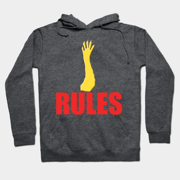 Paw Rules Hoodie by Tyler Teej